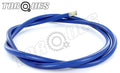 AN-3 (1/8 I.D) Stainless Braided Blue PVC Coated PTFE Brake Hose 1m