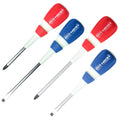 Vessel Neon Glow Screwdriver Set 4pc Phillips Slotted