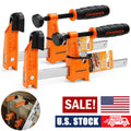 JORGENSEN 4"LIGHT DUTY 2-PIECE STEEL BAR CLAMP SET Metal & Wood F-Clamp 300 Lbs