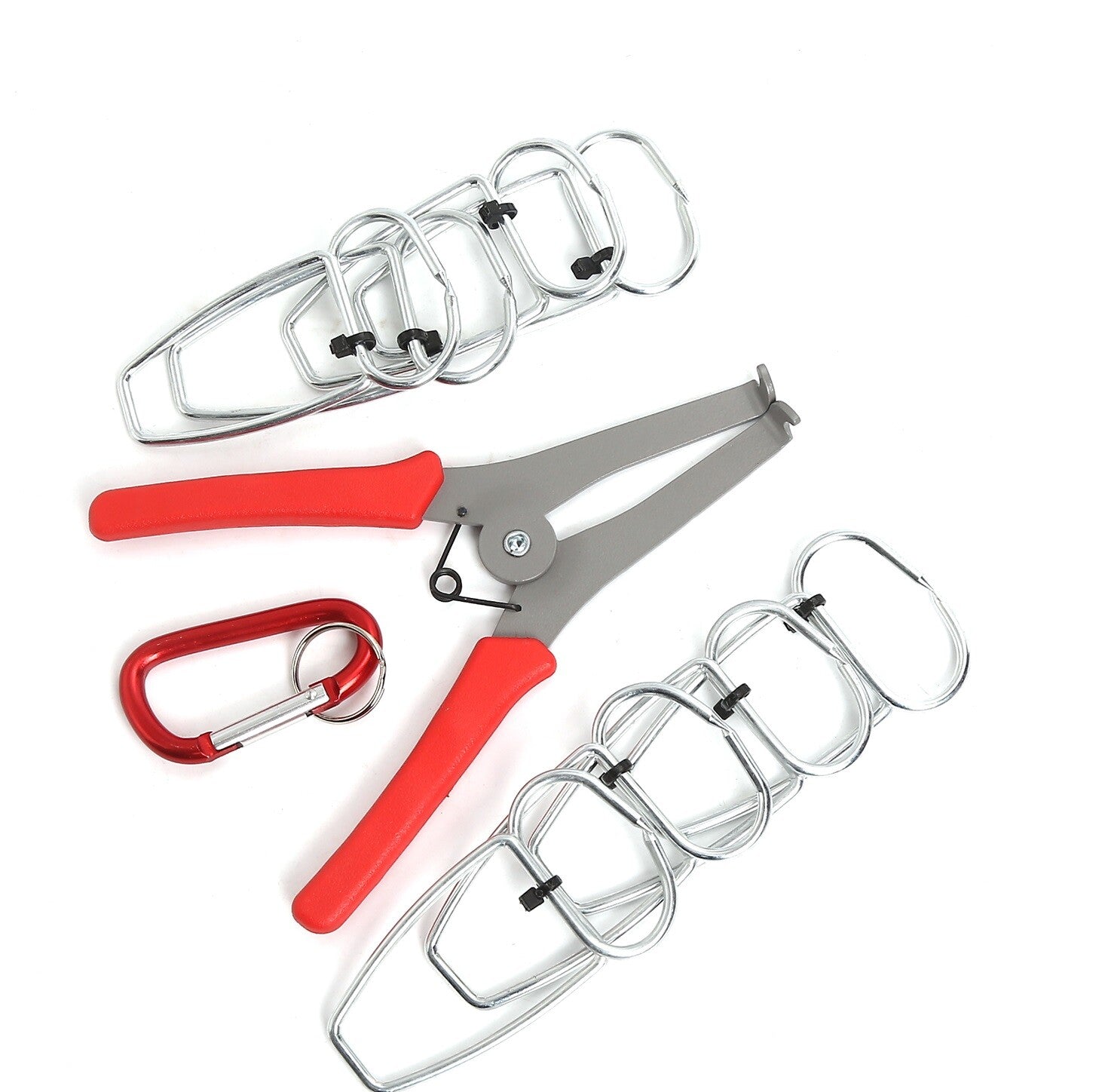 8pc Miter Clamps & Spring Pliers Set 3.5mm by Unbranded