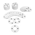 Hangers Retail Clothing Rack 3-1/2" Round Plastic Size 8 Dividers