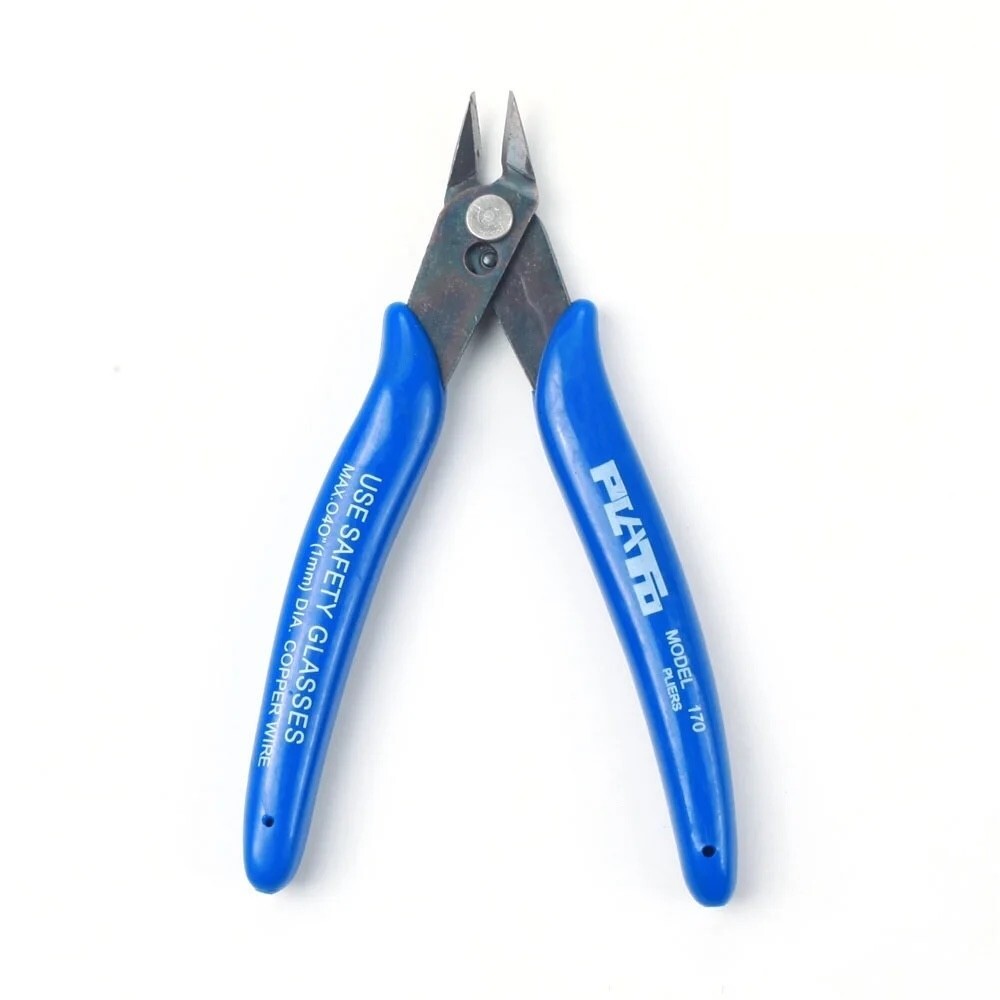 Flush Cut Wire Snips High-Durability, Carbon Steel Side Cutters