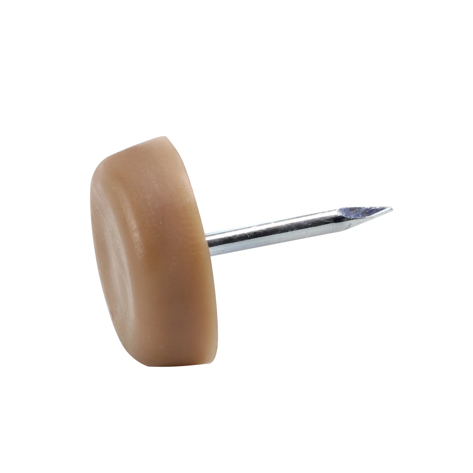 Rok Hardware 3/4" Diameter Nail-on Slider Glide, Brown
