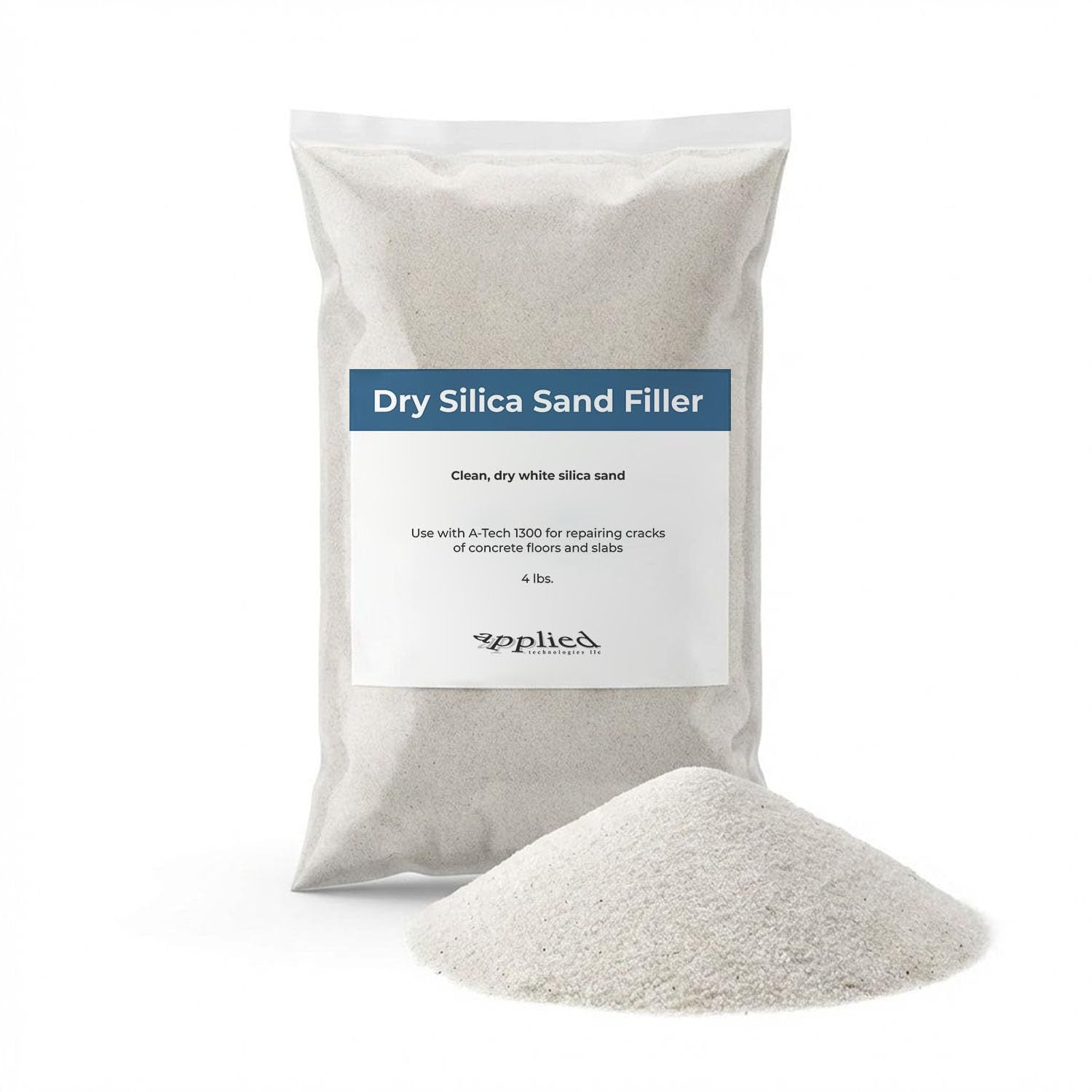Dry Silica Sand Filler 4 Lb Bag, Dry Ground Silica Sand to Mix with