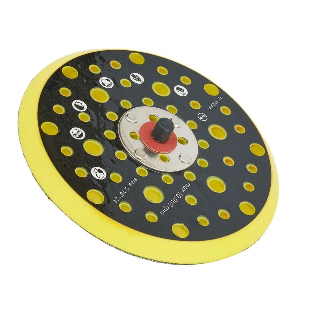 High Quality Backing Pad Plant Labels Sanding Tool 1* 52 Holes 6 Inch