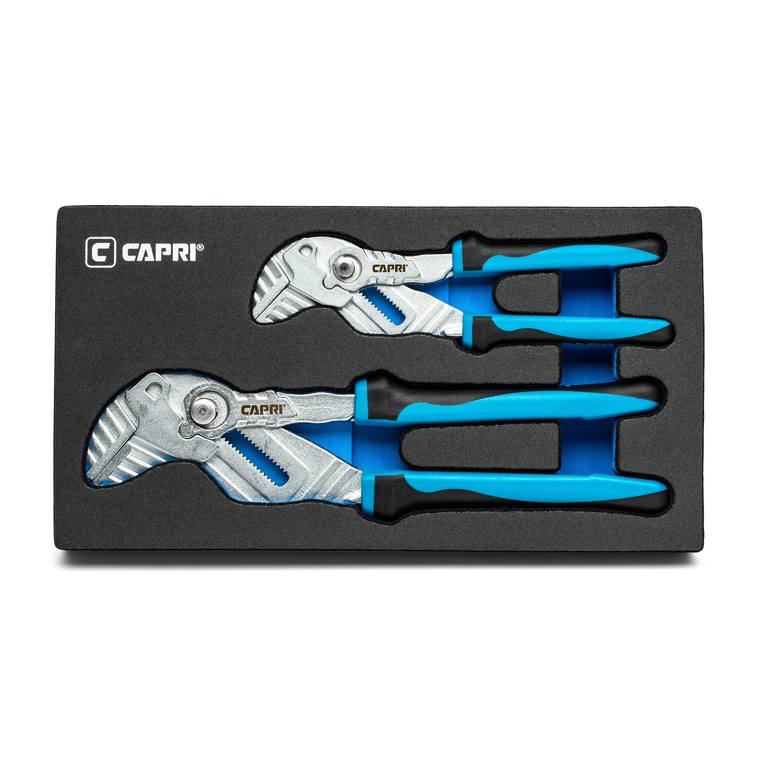 Capri Tools 7-in And 10-in Pliers Wrench Set, Parallel Smooth Jaws W/