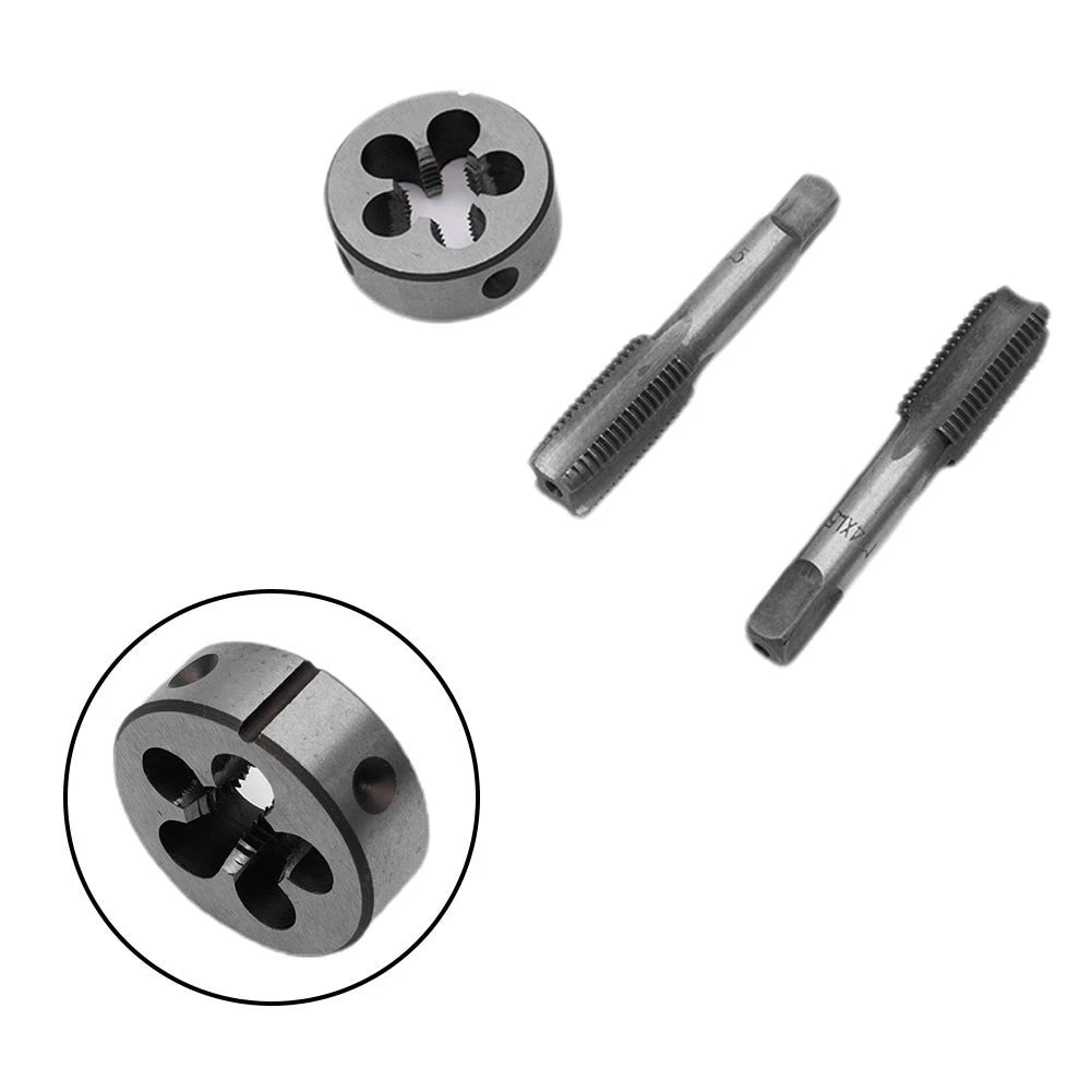 3*/set - Hss M14x1.5mm Taper&plug Tap&m14x1.5mm Die Kit Metric Thread