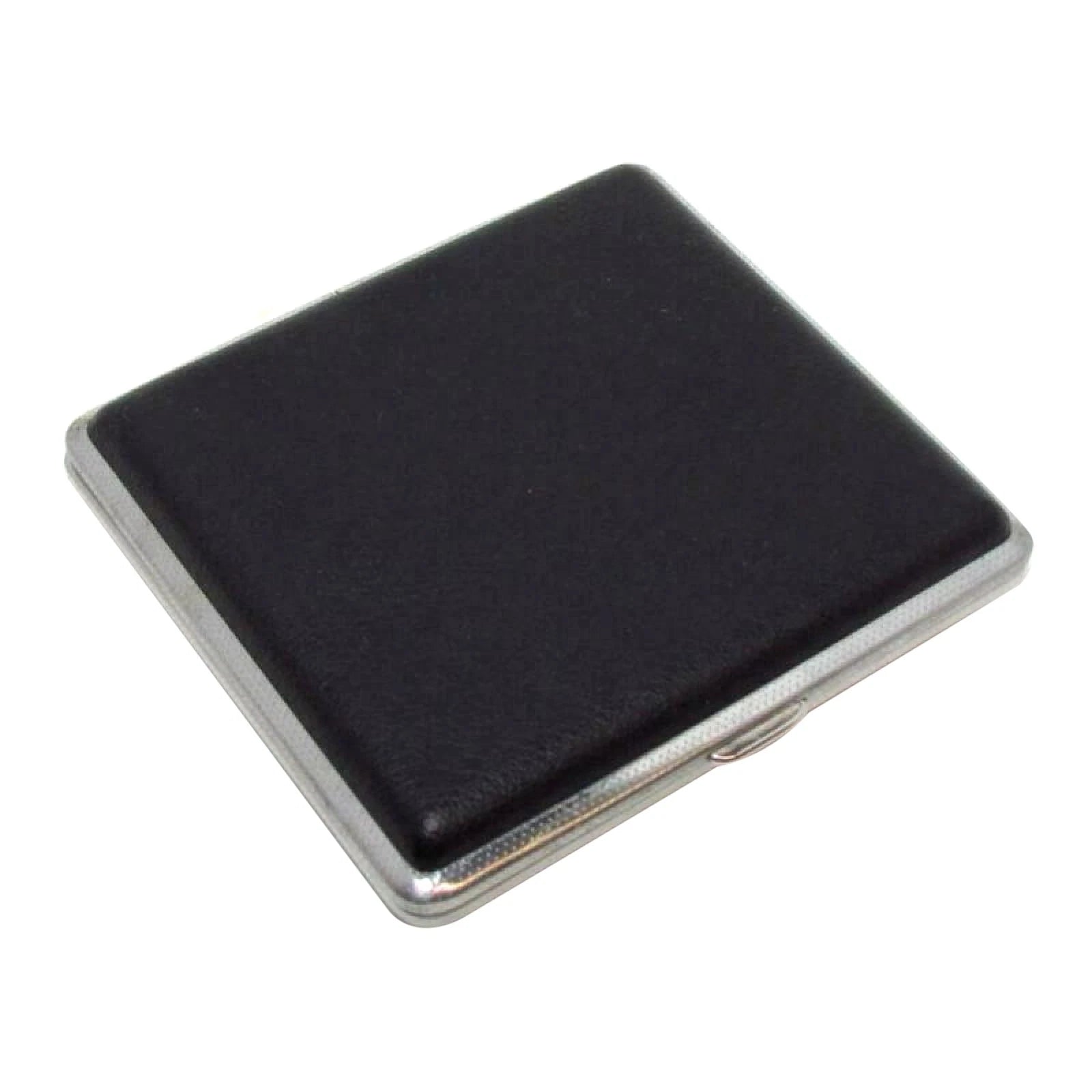 Black Leather Cigar Cigarette Tobacco Case Holder Pocket Box For 20