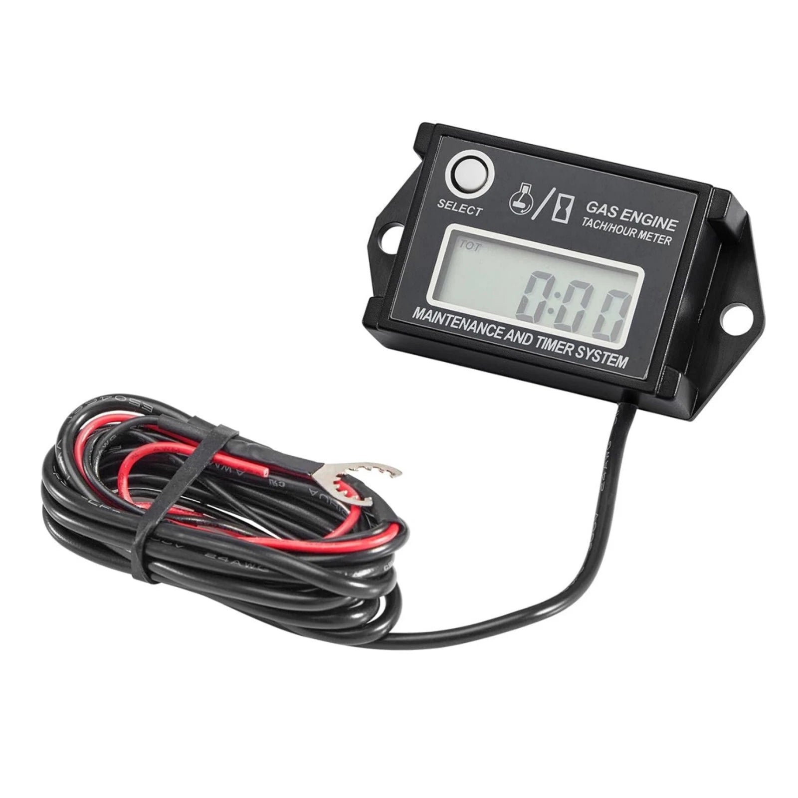 Waterproof Digital Tachometer Hour Meter 25000 Rpm For Outboard
