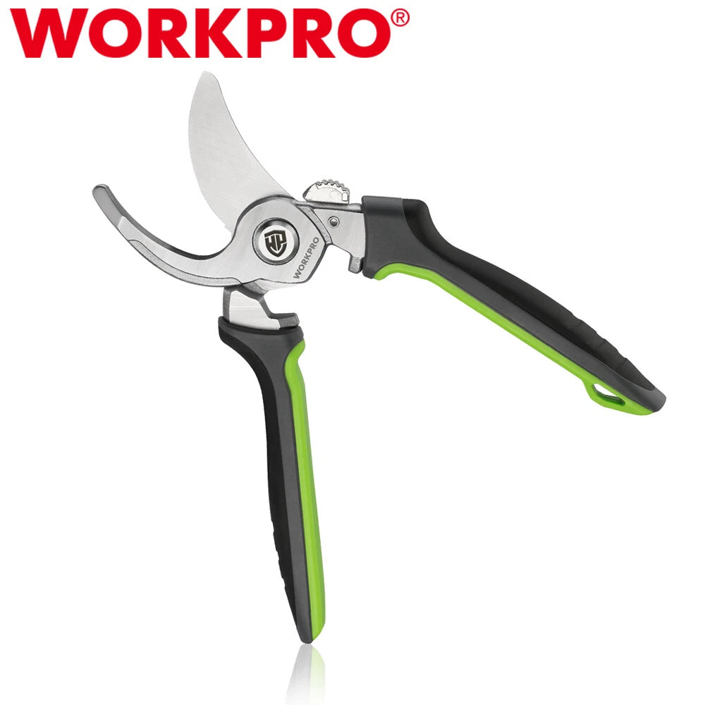 Workpro 8.5" Bypass Pruning Shears Garden Pruning Scissor Integral