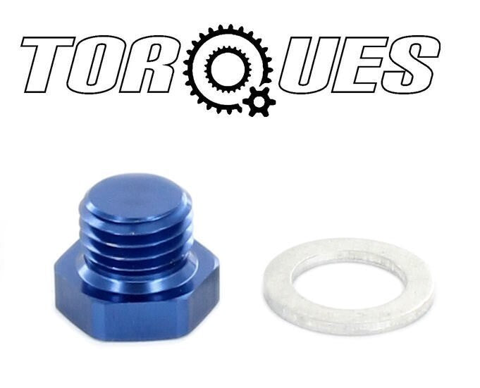 M12x1.5 Aluminium Plug in Blue
