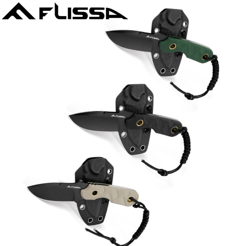 Flissa 7-inch Fixed Blade Knife Full Tang Hunting | Built Supply Co