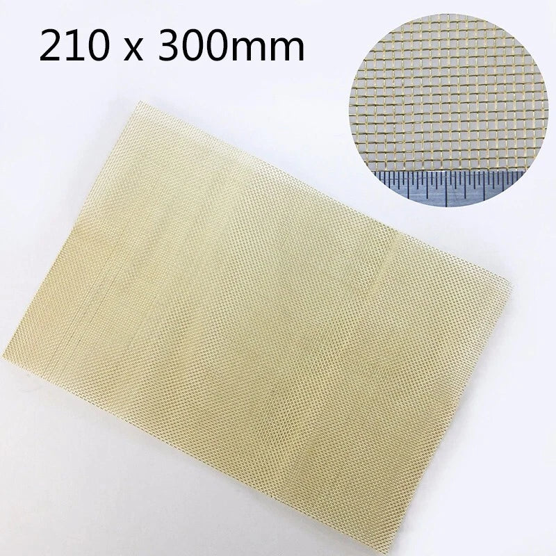 1mm Hole Brass Woven Wire Mesh Brass Filter 16 Mesh 0.375mm Wire Dia