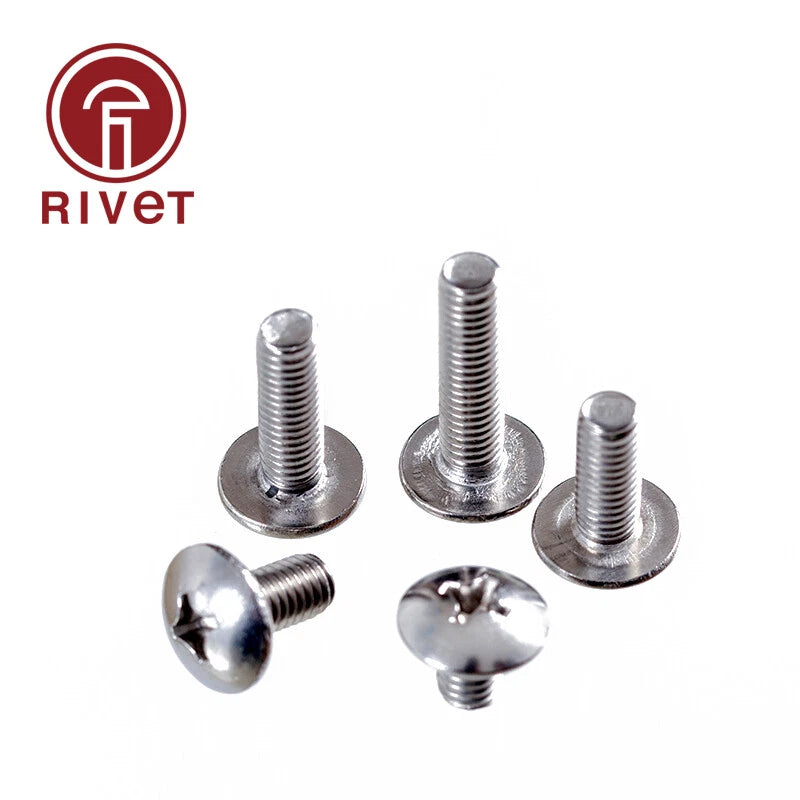 100/ Jis B 1111 Cross Recessed Mushroom Head Screws M2 M3 M4 M5 M6 M8