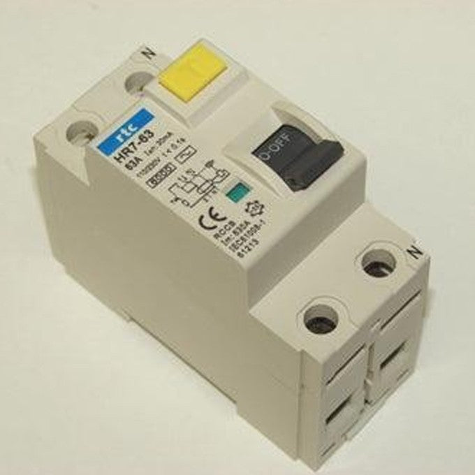 TRC 2P 25A 30mA 230V Double Pole RCCB HR7-63