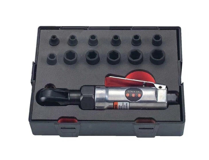 Force K2139 / K2139-2 1/4" Dr. 6pt Flank Impact Socket Air Ratchet