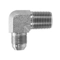 2501-12-06 Hydraulic Fitting 3/4" Male JIC 37°-Flare x 3/8" Male Pipe 90° Elbow