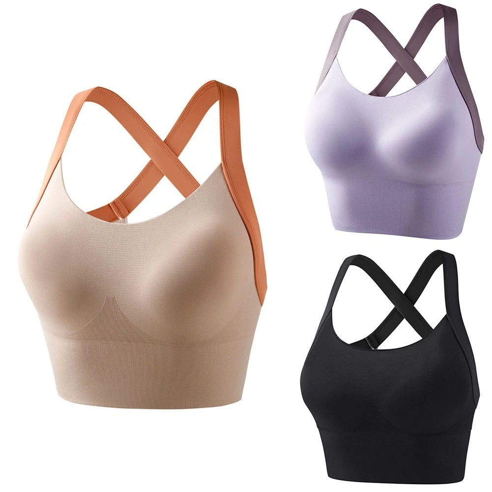 Women's For Slim Fit Sports Bra With Trendy Back For Accent For