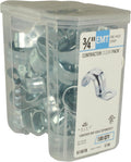 3/4 Inch Electrical Metallic Conduit Strap Clamp 100 Pack by Unbranded