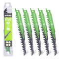 WORKPRO 6"Wood Pruning Reciprocating Saw Blade Set 5TPI Pruning Saw Blade 5PC