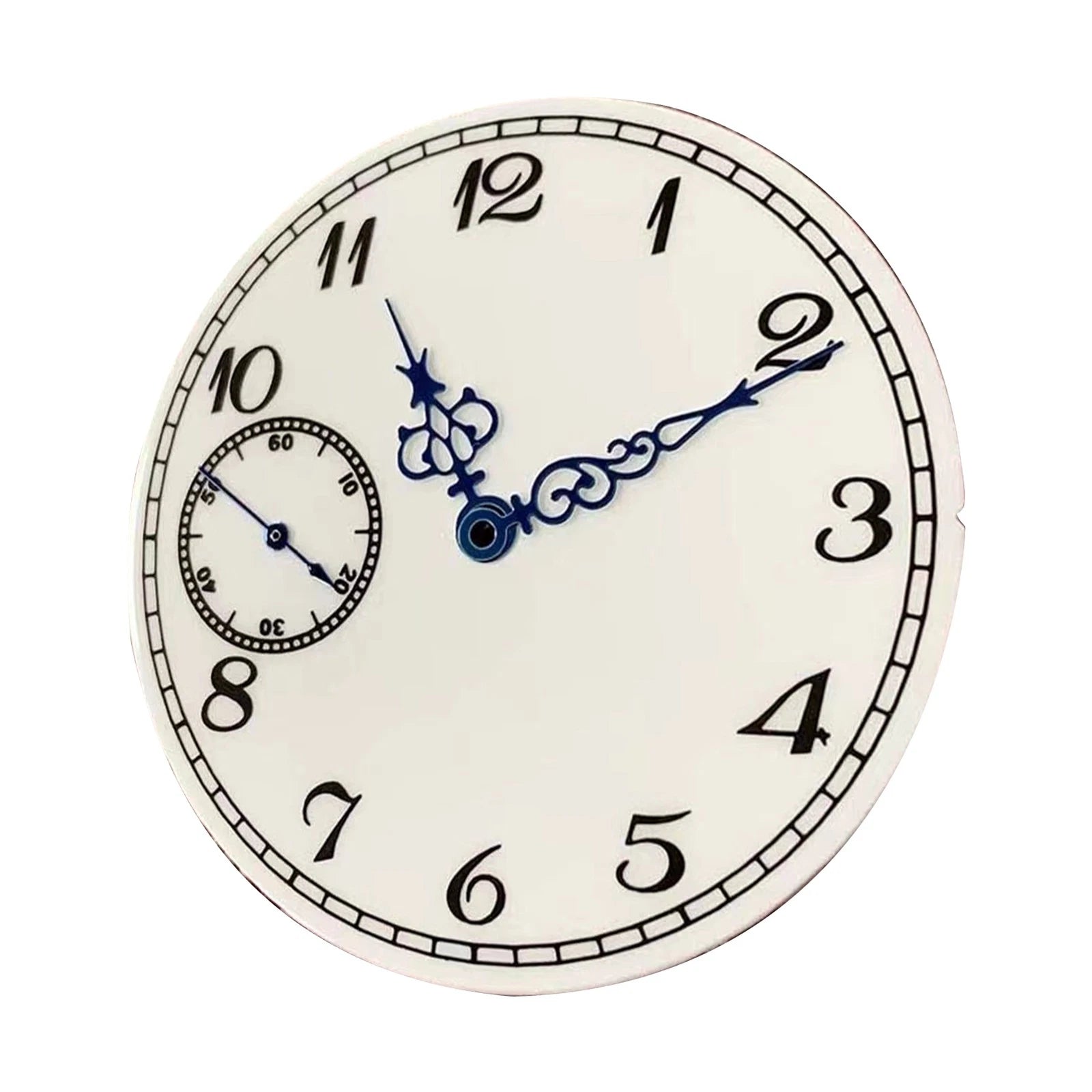 37mm Watch Dial Face+ Blue Watch Hands Kit For Eta 6497 St3600