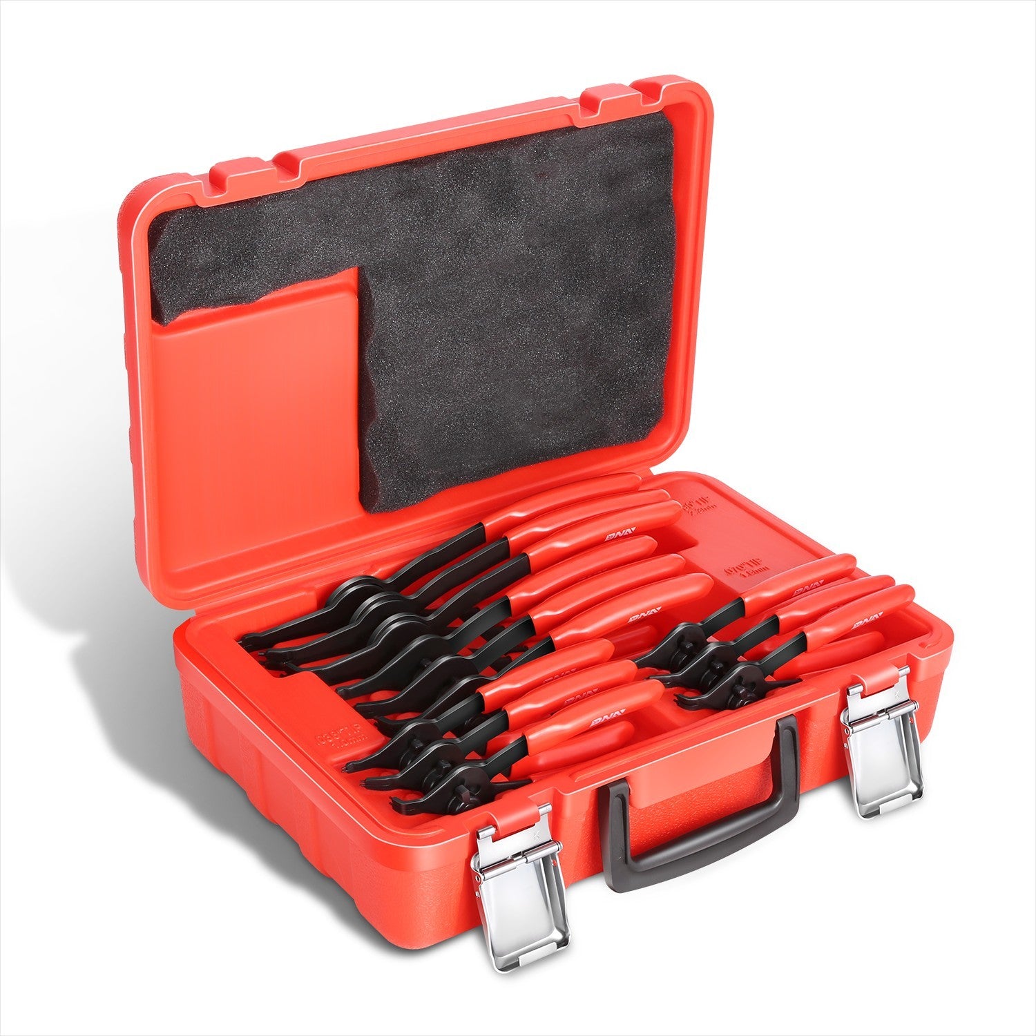 0/45/90 Degree Alloy Steel Snap Ring Pliers Set 6in 8in 9in by Unbranded