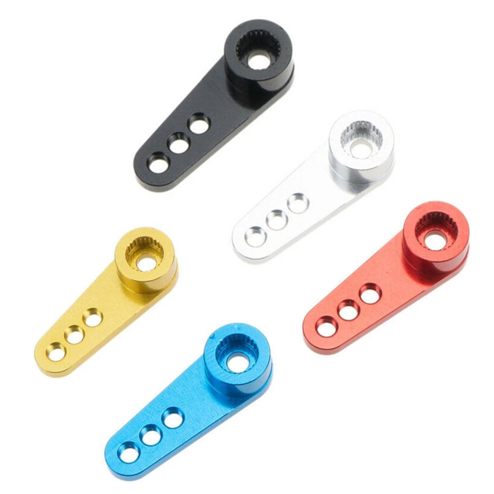 2pack Adjustable 3-hole 25t Steering Servo Horn Arm For Rc 1:8 1:10