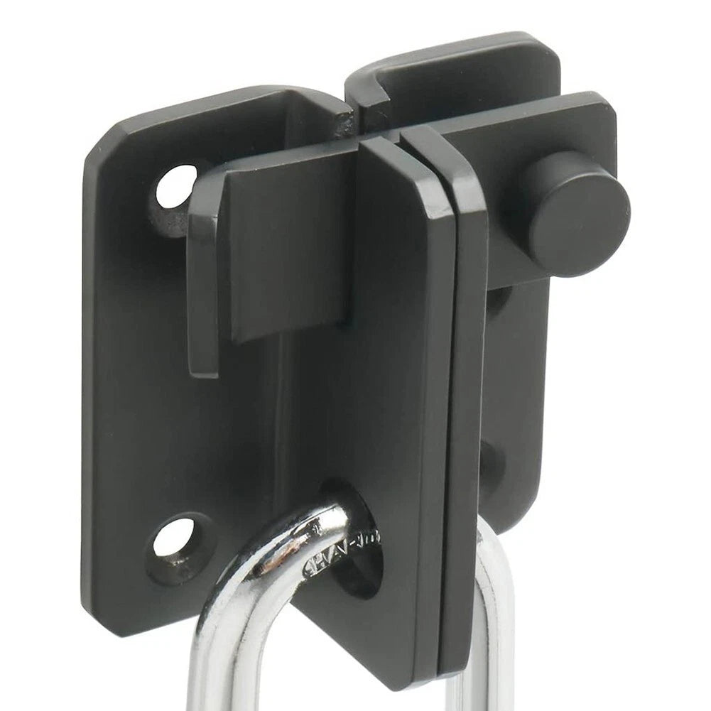 Door Bolt Heavy Duty Latch Latch Catch Black Building Lock