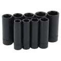 Neilsen 9PC 3/8" Metric Long Reach Deep Impact Sockets 10MM - 19MM Set