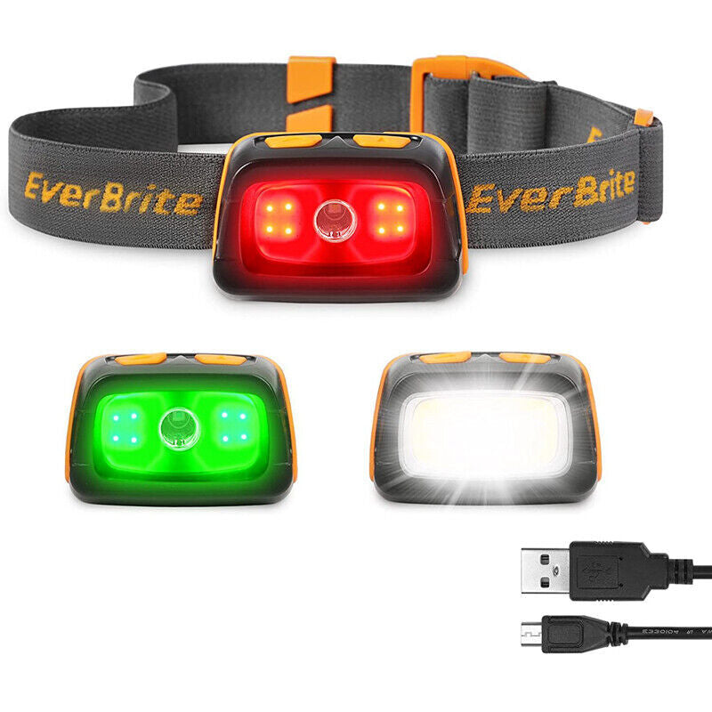 EverBrite LED Rechargeable Headlamp 7 Lighting Modes Headlight