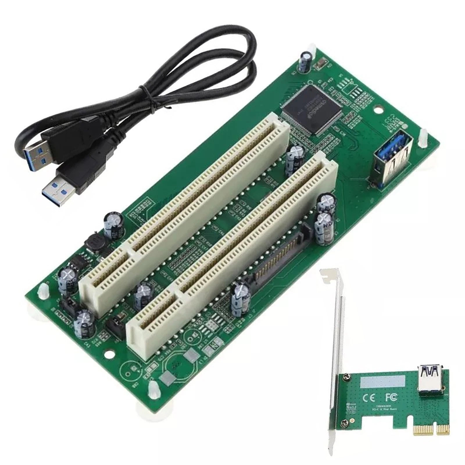 Pci-express To Pci Adapter Card Pcie To X16 Slot Expansion Card With