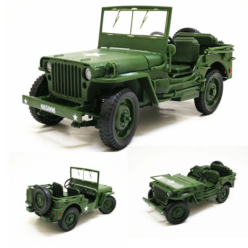 1:18 Willys Wwii Tactical Truck Off-road Military | Built Supply Co