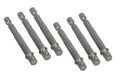 6-pack 1/4" Power Driver Adaptor Extension Bar Drill Bits Socket