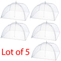 Lot 5 | 16" Mesh Food Cover Protector Pop Up Tent Umbrella BBQ Outdoor Bugs