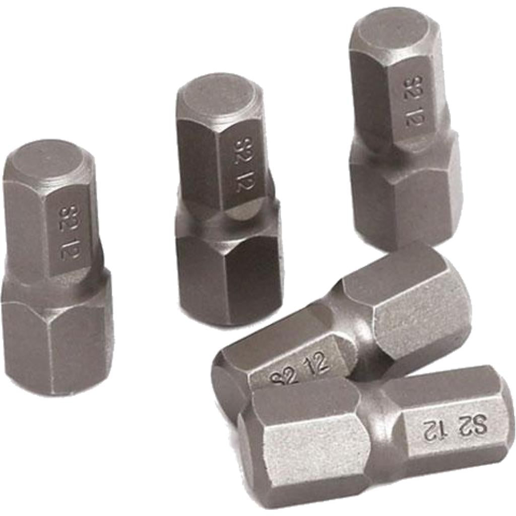 Neilsen 5pc Hex Bit Set 12mm x 30mm by Neilsen