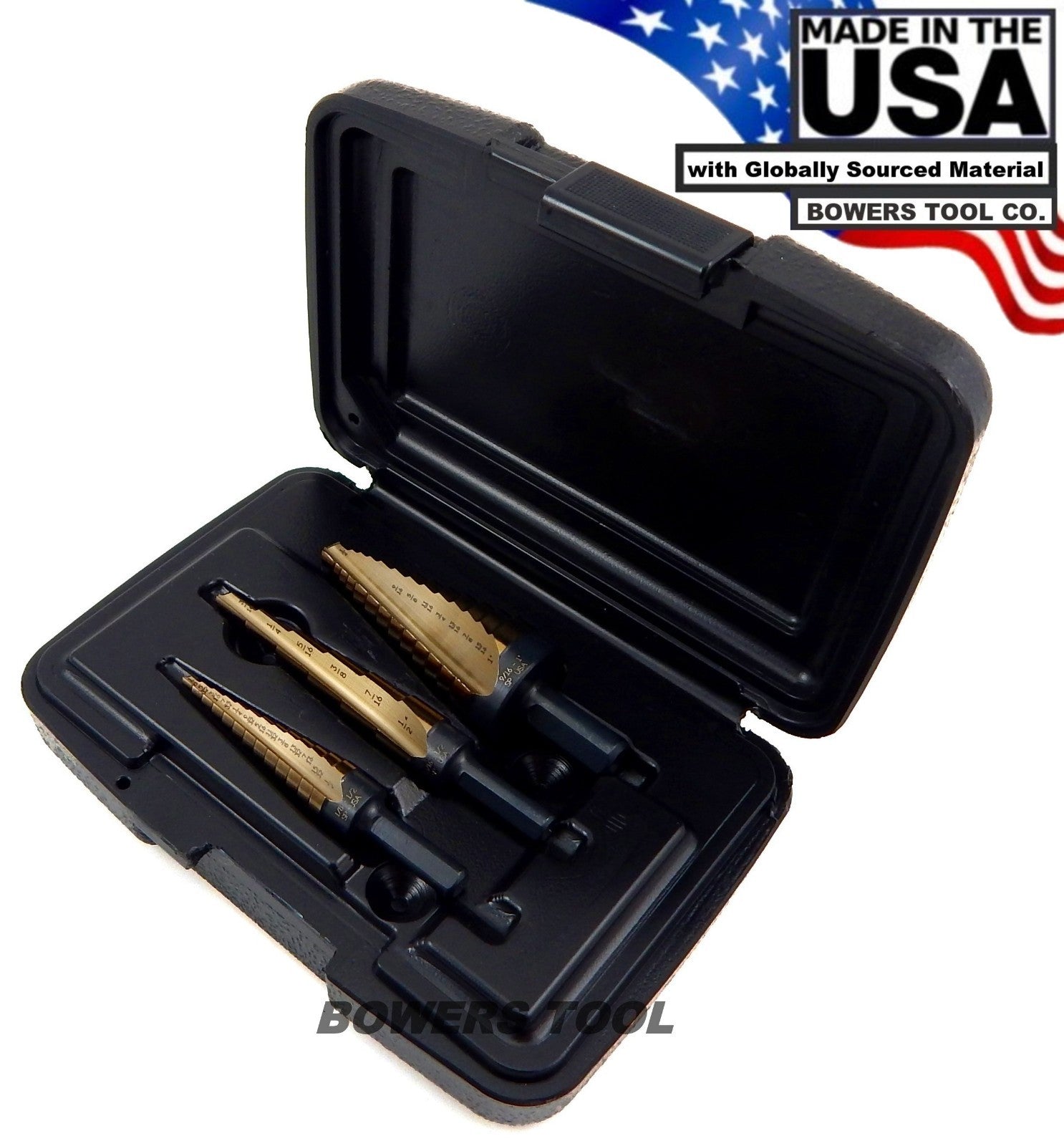 Norseman 3pc Ultra Step Unibit Drill Bit Set