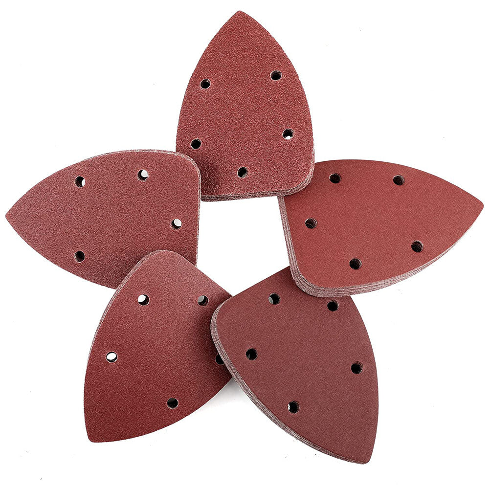 WORKPRO 150PCS Mouse Sander Pads 5 Hole Sanding Sheets by WORKPRO