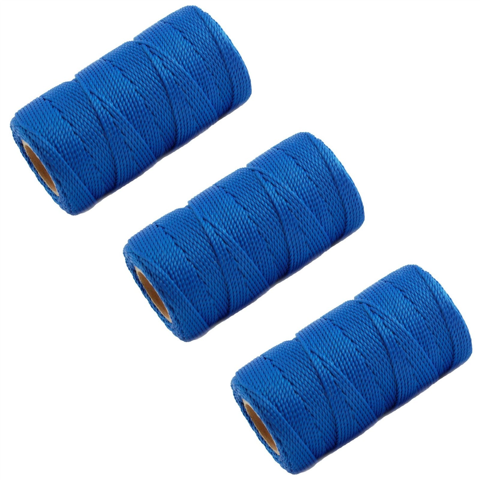 3 X Blue 70M Builders Building Brick Laying Measuring Masonry Rope