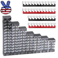 3-12 Pin Terminal Block Barrier Strip Dual Row Screw 15/25a With