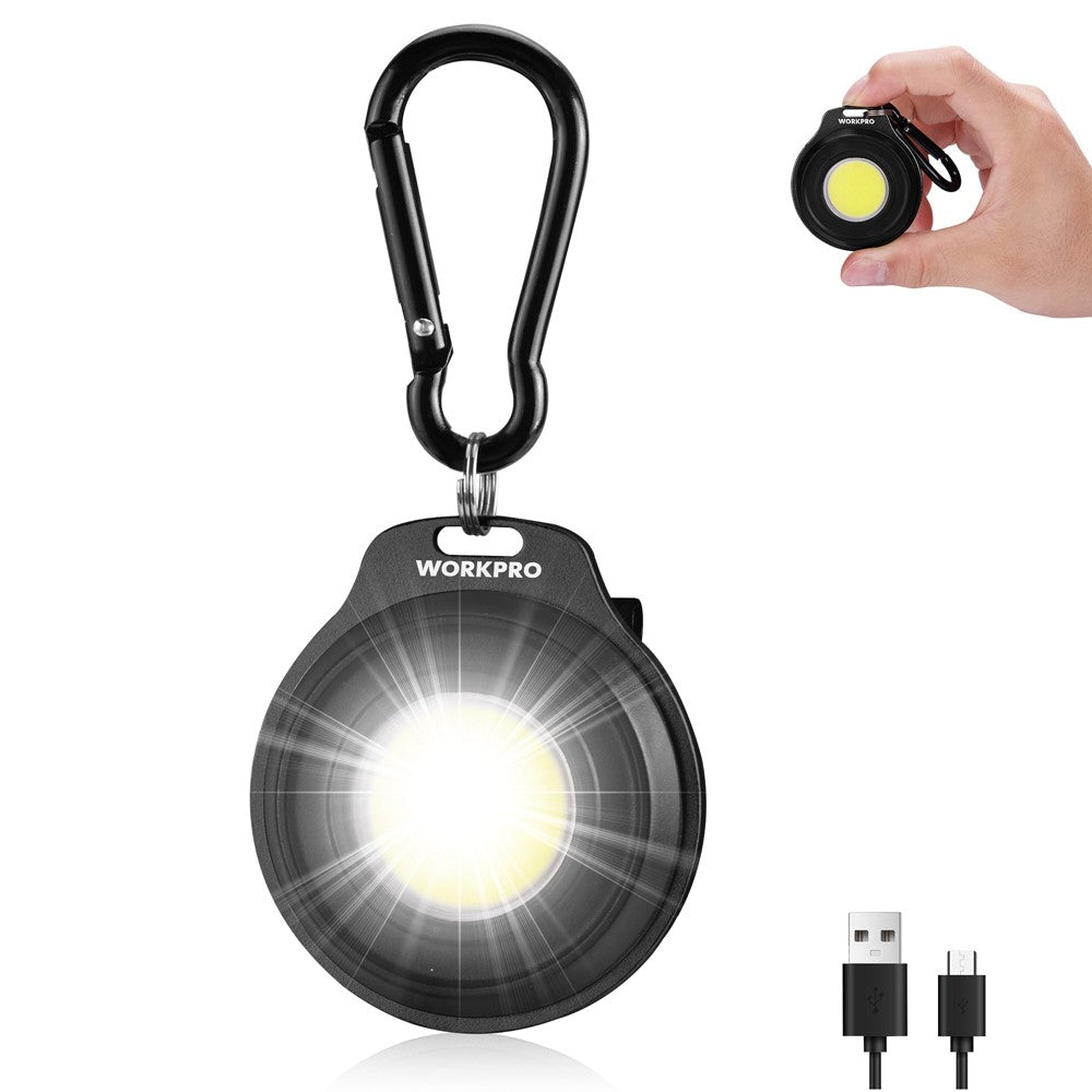 WORKPRO Rechargeable COB LED Keychain Work Light by WORKPRO