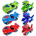 Transforming Dinosaur Led Car Automatic Dino Dinosaur Car For Kids 3+