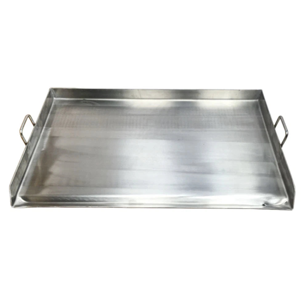 Heavy Duty Stainless Steel Double Burner Flat Top Griddle Plancha 32