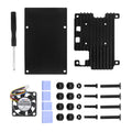 For Raspberry Pi 5 Aluminum Alloy Case With Temperature Controlled