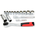 15pc 3/8" Drive Socket Set with Spark Plug Sockets by Unbranded