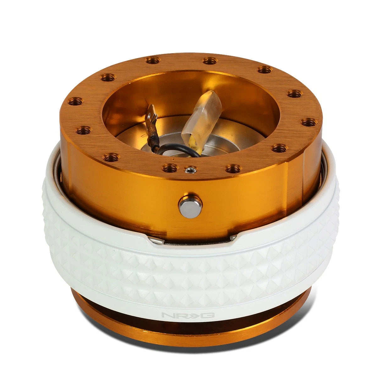 Nrg Aluminum Steering Wheel Quick Release Gen 2.1 Rose Gold/glow In