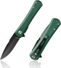 Folding Pocket Knife D2 Steel Blade 4.5" G10 Handle Knife Liner Lock
