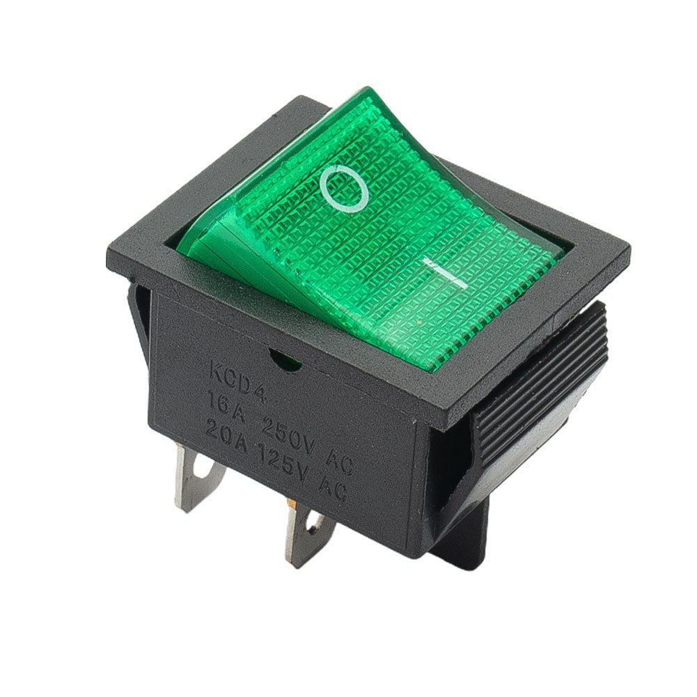 Rectangular ON-OFF Rocker Switch - 16A 250V AC