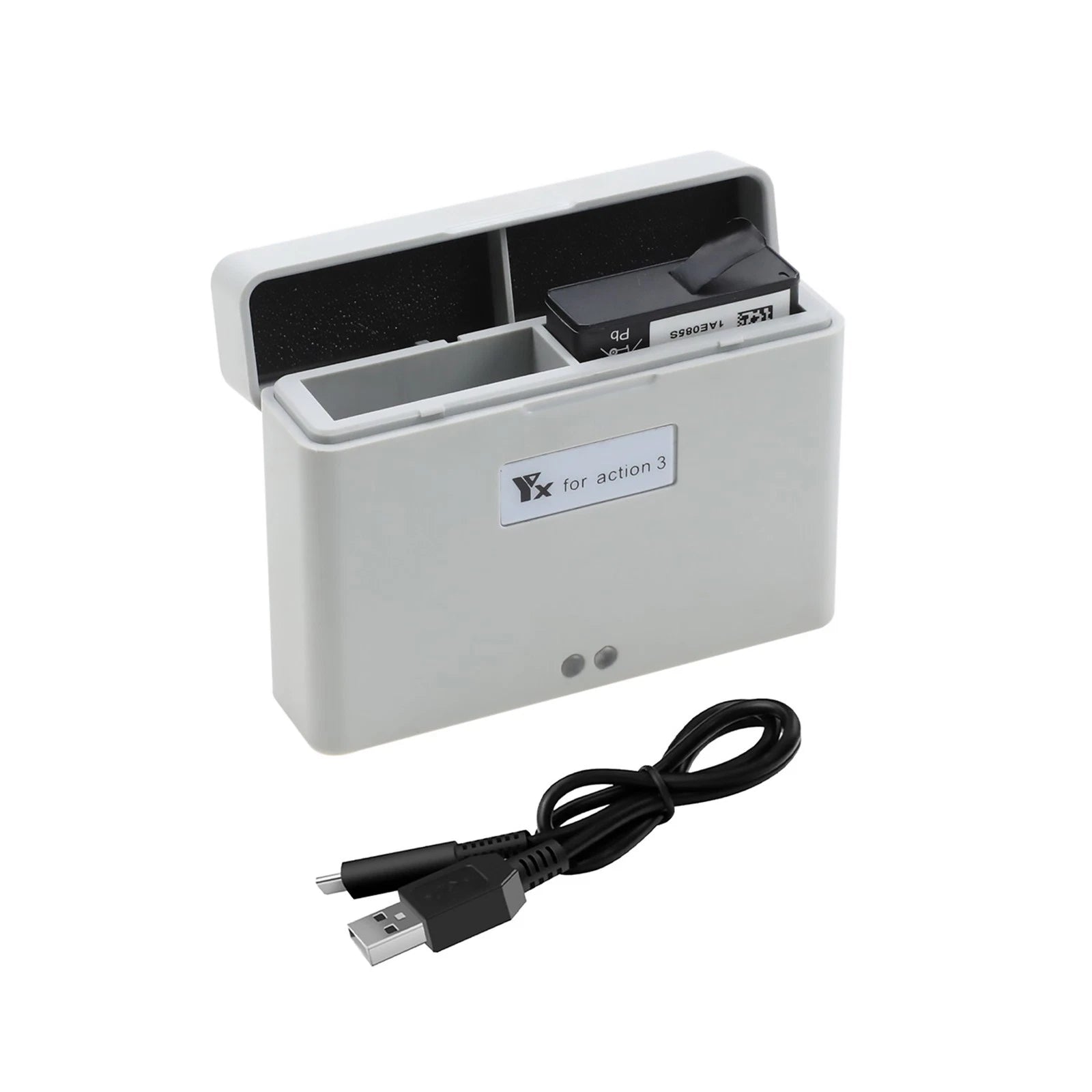 2-way Usb Dual Battery Charger Charging Hub Storage Box For Dji