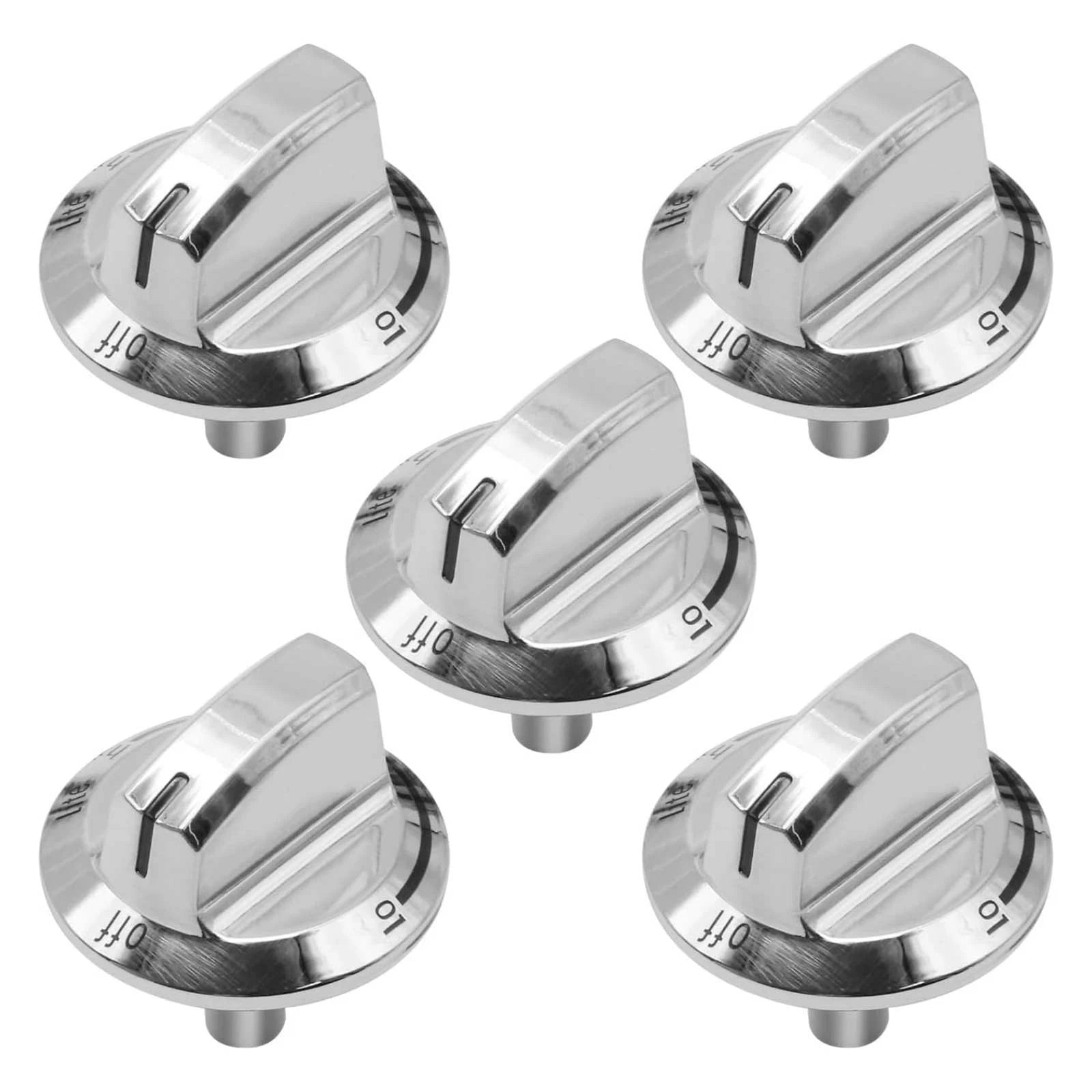 Silver Stove Knob Replacement For Frigidare Gas Range Burner