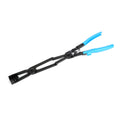 Universal Straight Long Hose Clamp Pliers, 17in. Long Reach Steel